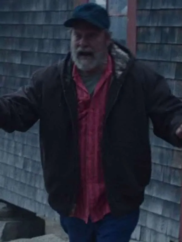 Shop Widows-Bay-S01-Stephen-Root-Brown-Cotton-Hooded-Jacket