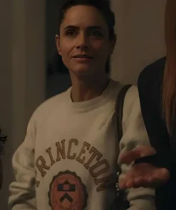 Shop Your-Friends-and-Neighbors-Amanda-Peet-Grey-Sweatshirt