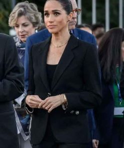 Buy Meghan Markle Geneva 2026 Black Blazer