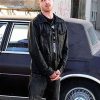 Buy Aaron Paul Breaking Bad S04 Jesse Pinkman Black Leather Jacket