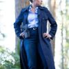 Buy Tracker Briana Venskus Blue Trench Coat