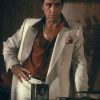 Shop Al Pacino Movie 1983 Tony Montana Scarface White Suit For Sale