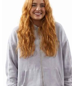 Shop Amber Harrison G’wed Grey Hoodie