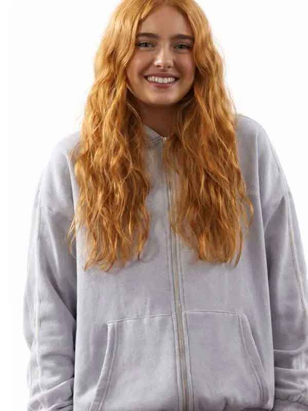 Shop Amber Harrison G’wed Grey Hoodie
