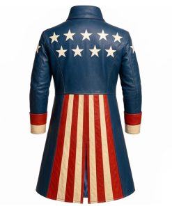 Shop American Flag Leather Coat