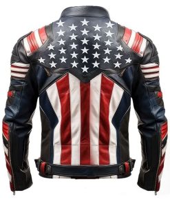 Buy American Flag Leather Jacket
