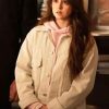 Shop Andrea Abreu Tracker White Jacket