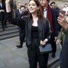 Shop Anne Hathaway The Graham Norton Show London Polka Dot Bomber Jacket