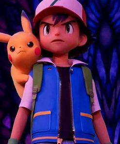 Buy Pokemon Ash Ketchum White and Blue Jacket
