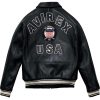 Buy Avirex USA Black Bomber Jacket
