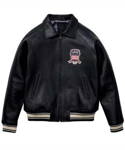 Avirex USA Black Bomber Jacket