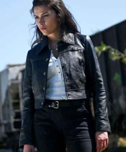 Buy Sofia Pernas Tracker Billie Matalon Leather Jacket