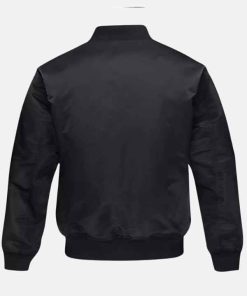 Shop Black Reversible Ma-1 Bomber Jacket For Mens