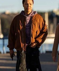 Buy Eric Graise Tracker 2024 Bobby Exley Brown Bomber Jacket
