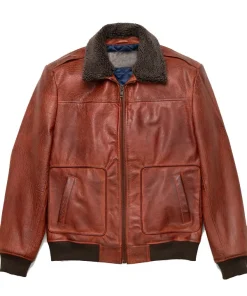 Buy Men-Vintage-Brown-Bomber-Leather-Flying-Jacket