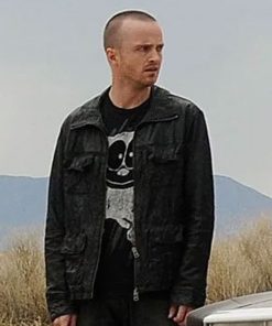 Shop Aaron Paul Breaking Bad Jesse Pinkman Leather Jacket