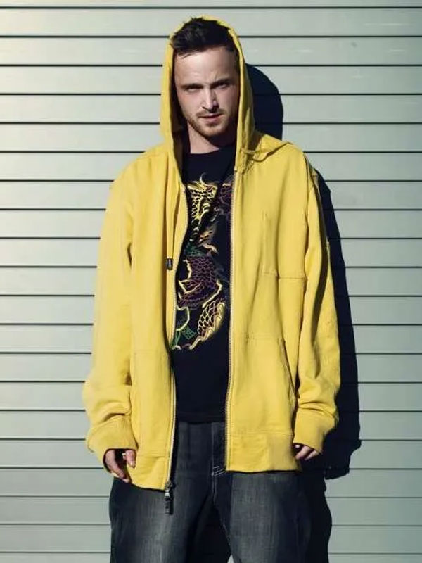 Shop Breaking Bad Jesse Pinkman Yellow Hoodie