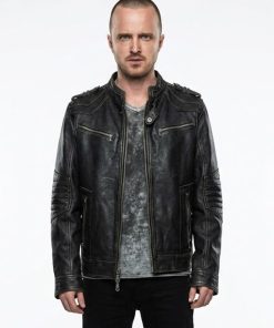 Shop Aaron Paul Breaking Bad Jesse Pinkman Black Jacket