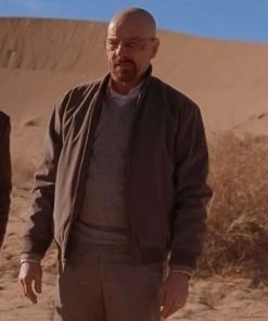Shop Bryan Cranston Breaking Bad S05 Walter White Grey Jacket