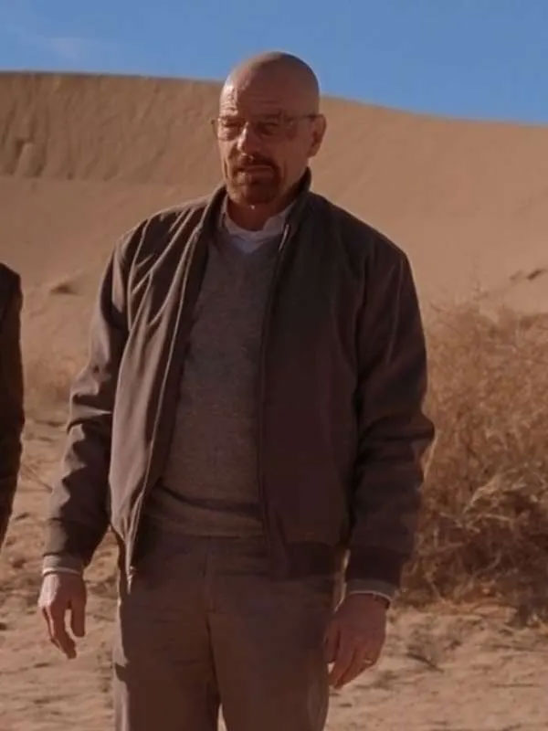 Shop Bryan Cranston Breaking Bad S05 Walter White Grey Jacket