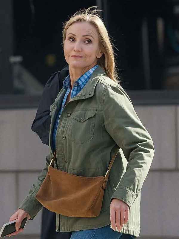 Shop Bad Day Cameron Diaz Green Jacket