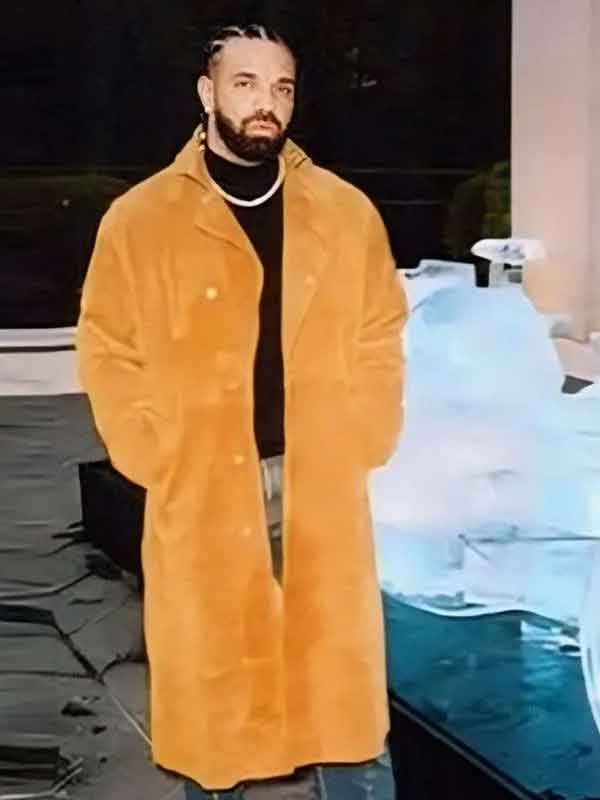 Shop Drake Iceman 2026 Suede Coat