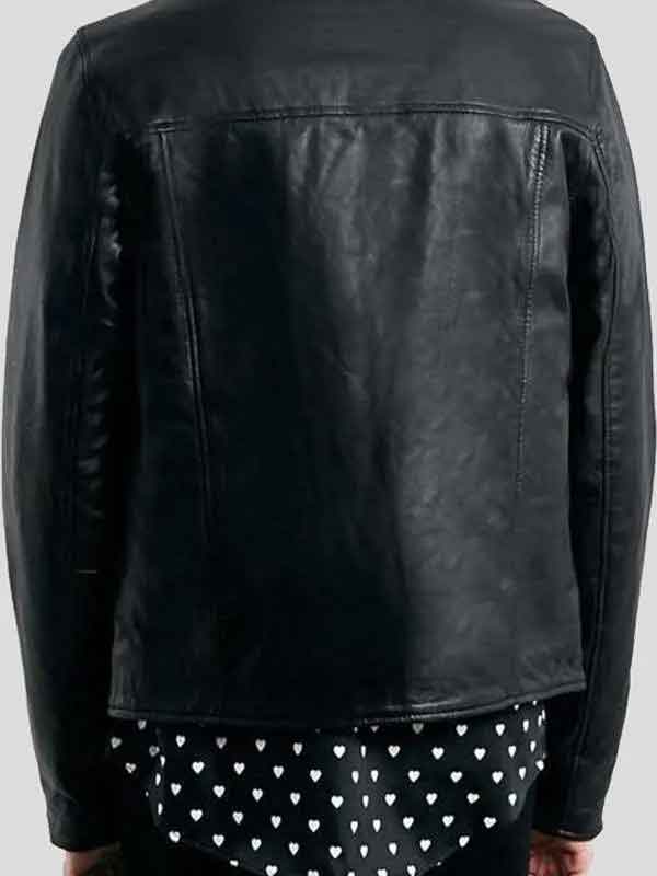 Shop Men’s Moto Biker Black Real Leather Jacket