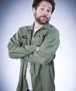 Buy Charlie Kelly Green Cotton Jacket