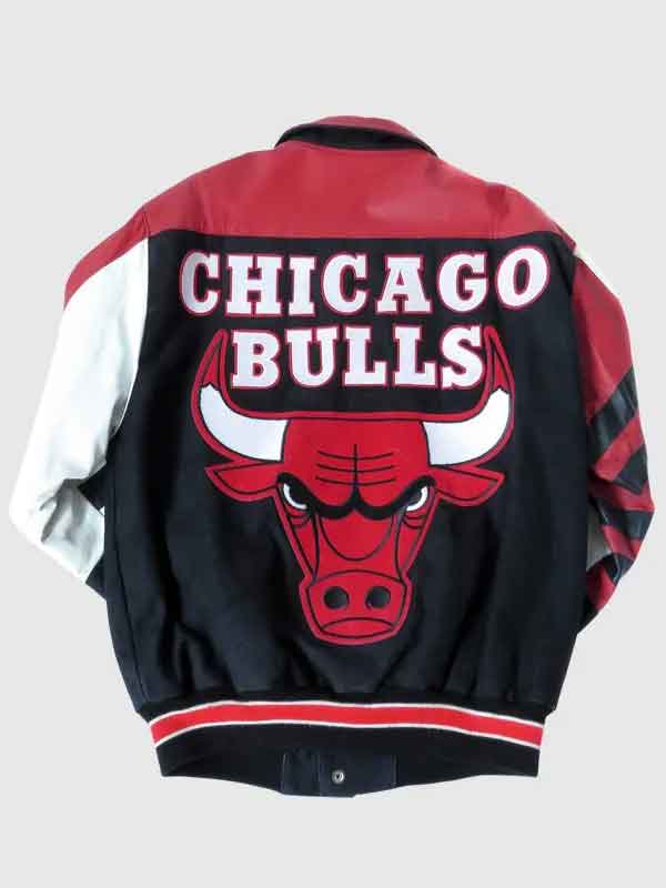 Shop Vintage Chicago Bulls Bomber Leather Jacket