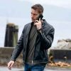 Shop Colter Shaw Tracker Black Leather Jacket