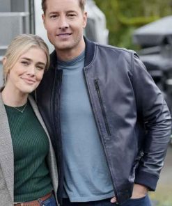 Shop Colter Shaw Tracker S02 Blue Leather Jacket