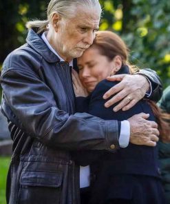 Shop Unforgivable David Threlfall Leather Jacket