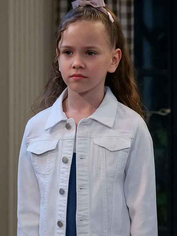 Shop Alice Halsey Days of Our Lives Rachel Black White Cotton Jacket