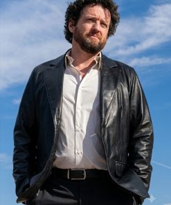 Shop Louis Ferreira Breaking Bad S05 Declan Leather Blazer