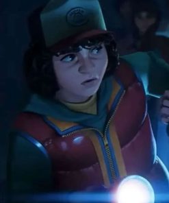 Shop Dustin Henderson Stranger Things Tales from 85 Red Puffer Vest