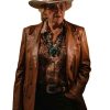 Buy Dutton Ranch Annette Bening Leather Blazer