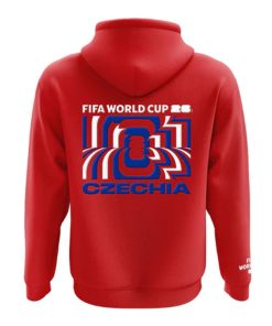 FIFA World Cup 2026 Czechia Red Hoodie