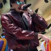 Shop FIFA World Cup Danny Ocean Burgundy Leather Jacket