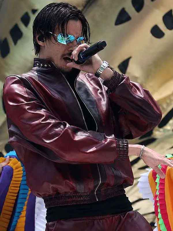 Shop FIFA World Cup Danny Ocean Burgundy Leather Jacket