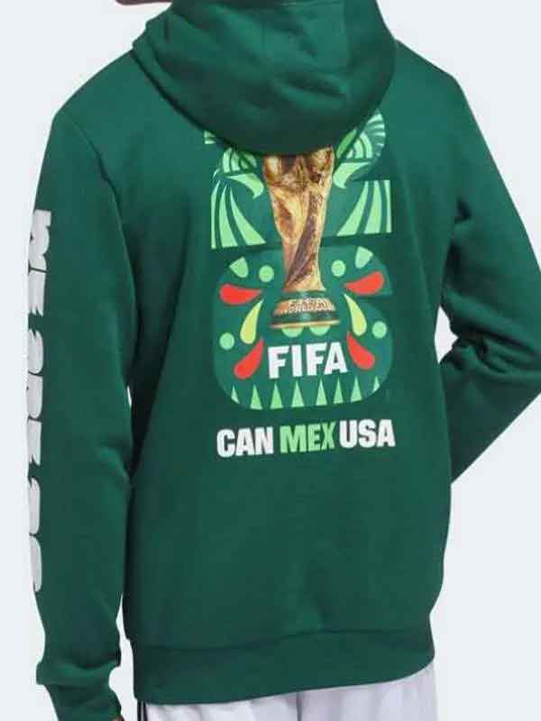 Buy FIFA World Cup Mexico 2026 Can Mex USA Green Hoodie