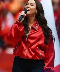 Buy FIFA World Cup 2026 Alanis Morissette Red Studded Jacket
