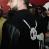 Shop Drake-For-All-The-Dogs-OVO-Black-Varsity-Jacket