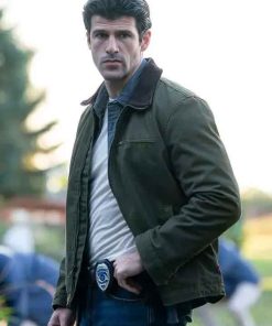 Shop Franco Lo Presti Tracker Green Jacket