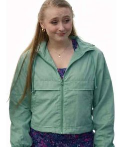 Shop Gemma Barraclough G’wed 2026 Mia-Louise Green Hooded Jacket