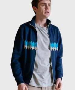 Buy Mitchell Robertson Half Man Young Niall Blue Track Jacket