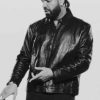 Shop National Treasures Drake Leather Jacket