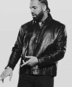 Shop National Treasures Drake Leather Jacket