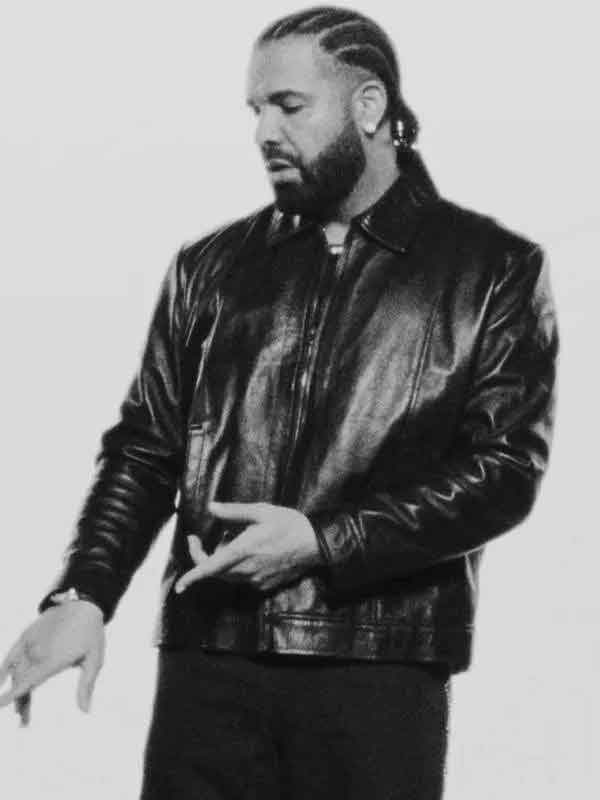 Shop National Treasures Drake Leather Jacket