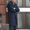 Buy Jamie Bell Half Man Niall Black Wool Coat