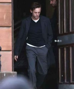 Shop Half Man Jamie Bell Black Coat